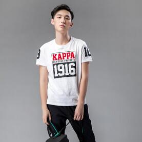 宽松！Kappa 卡帕 男式 短袖图案衫 K0512TD13