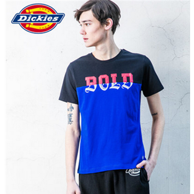 聚划算66大促！Dickies撞色拼接印花短袖T恤162M30EC41