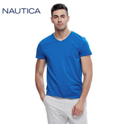 聚划算66大促！NAUTICA诺帝卡男士ELC短袖T恤V61809