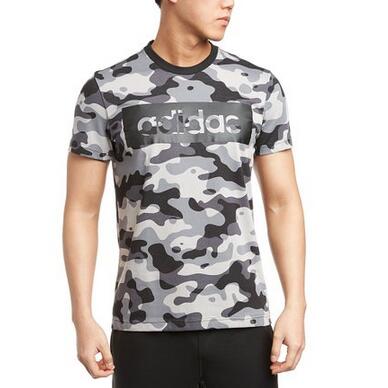 时尚迷彩！adidas 阿迪达斯 ESSENTIALS 男式 短袖T恤