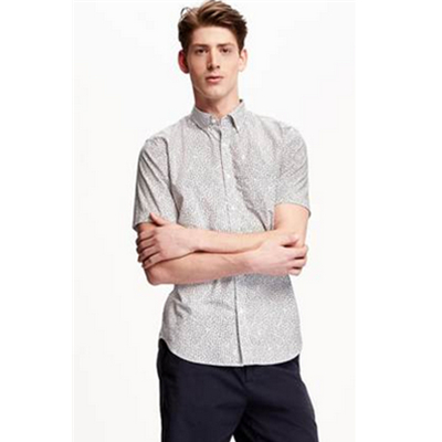 聚划算66大促！OLD NAVY老海军全棉多印花短袖衬衫118942