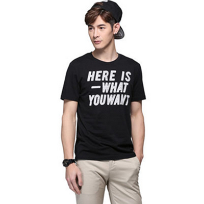 聚划算66大促！真维斯纯棉平纹布圆领印花短袖T恤62-173017