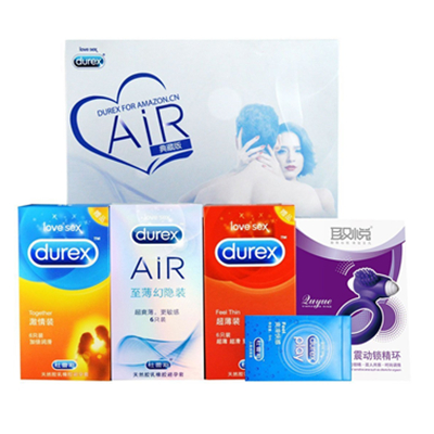 轻薄设计！Durex杜蕾斯避孕套AIR定制礼盒