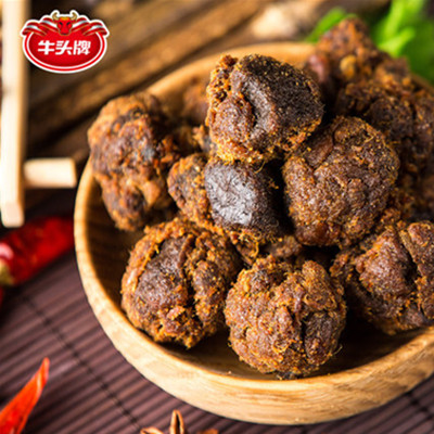 休闲零食！牛头牌牛肉干牛肉粒 208g