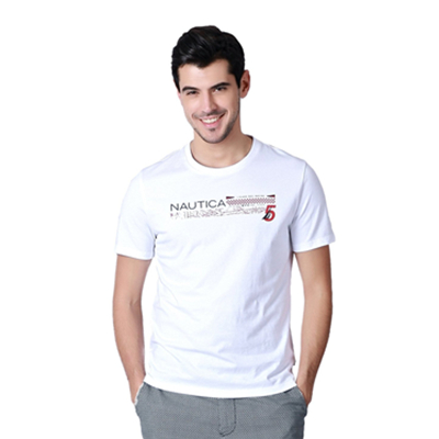 历史好价！Nautica诺帝卡男式短袖T恤V61903SEC