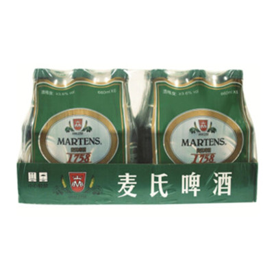 历史新低！麦氏 1758 10&deg;P 醇厚啤酒 660ml*24瓶
