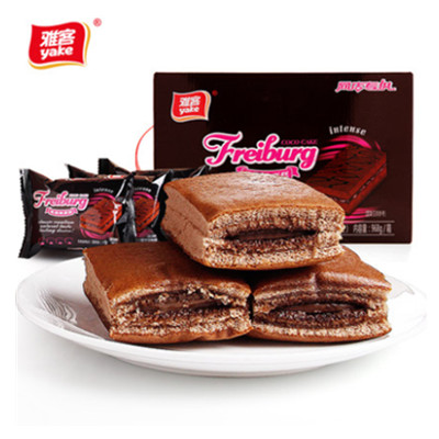 香甜可口！雅客黑森林巧克力夹心蛋糕968g礼盒装