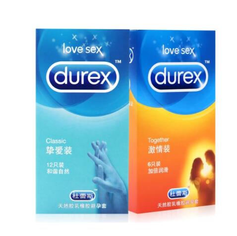 特卖新低！Durex杜蕾斯避孕套活力12只+激情6只
