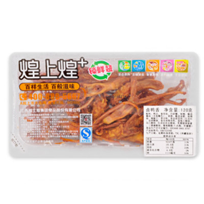 美味鲜嫩！煌上煌锁鲜装鸭舌120g