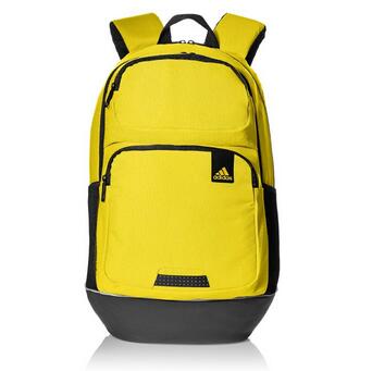 亮眼黄色！adidas 阿迪达斯 双肩背包 AJ4342黄黑色