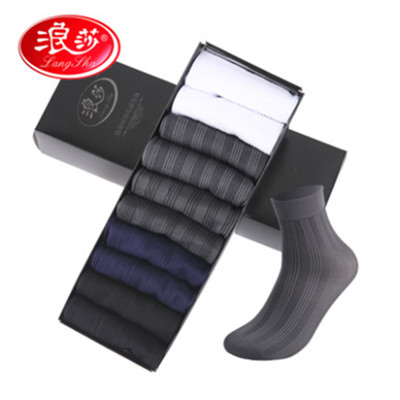 超值实惠！浪莎男士夏薄款男袜2盒20双