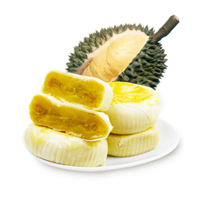 口味纯正！新华园原味榴莲饼400g