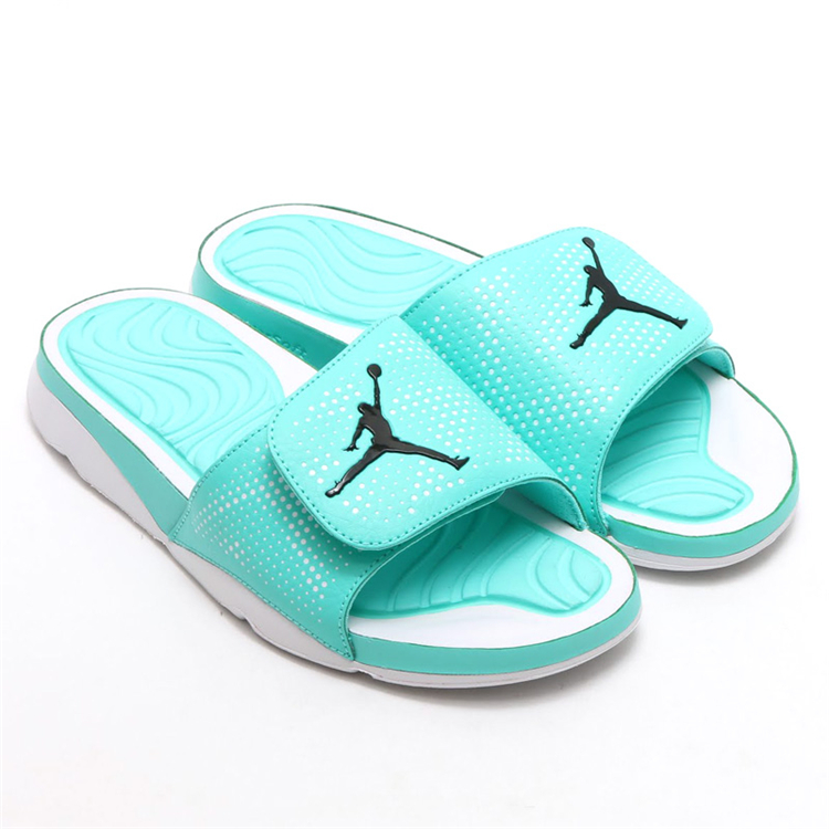 热卖！Air Jordan Hydro5 薄荷绿男子运动拖鞋