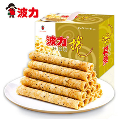 再次好价！波力鸡蛋卷什锦装540g