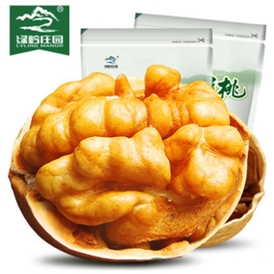 皮薄肉厚！绿岭特级薄皮核桃500G*2