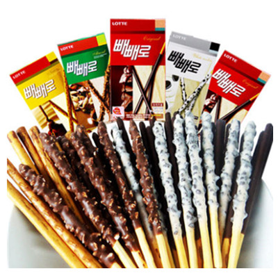 欧巴力荐！乐天巧克力棒4口味组合5盒