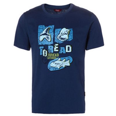 透气舒适！探路者春夏户外男女圆领短袖T恤TAJD81517