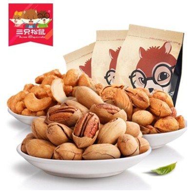 精选组合！三只松鼠坚果组合630g