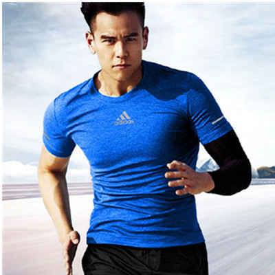 三色可选！阿迪达斯男装运动训练透气针织短袖T恤AI7489