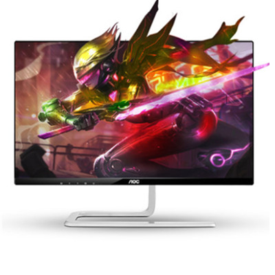 高颜值！AOC刀锋5 I2481FXH/BW 24英寸电脑显示器