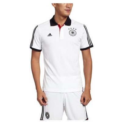 德国战车！adidas 男式德国队针织POLO M37021