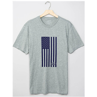 618粉丝狂欢价！Gap纯棉美式旗帜印花短袖T恤239788