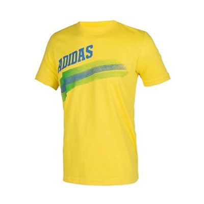 狂欢节好价！阿迪达斯男子短袖T恤D89129