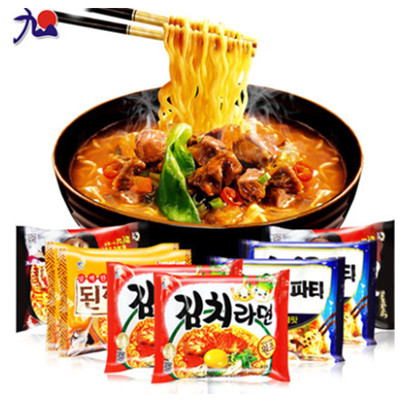 弹力劲道！九日辛辣面手擀面8袋组合