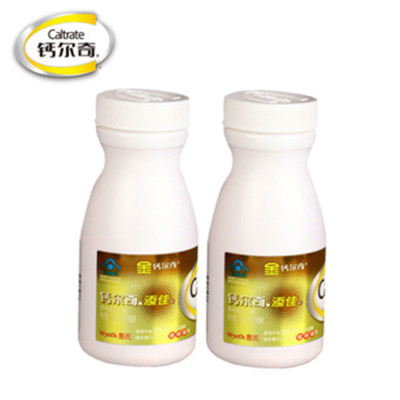 高含量钙！钙尔奇牌添佳片100片*2瓶套餐