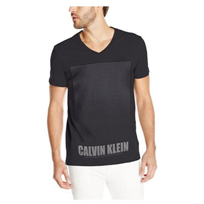 黑色好价！Calvin Klein 男士简约短袖