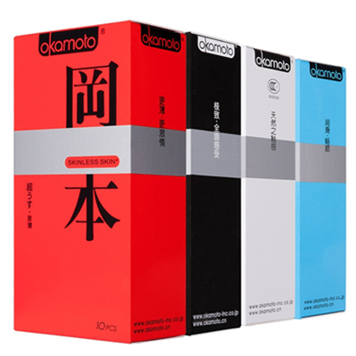 加倍敏感！Okamoto冈本避孕套skin肤感组合装40片