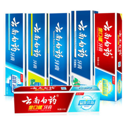 618粉丝狂欢价！云南白药牙膏新全家福6支套装
