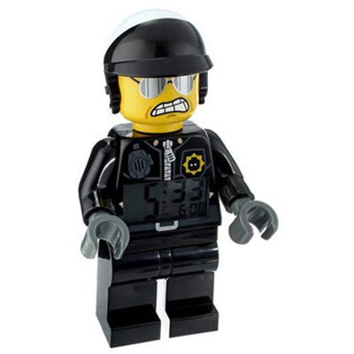 童趣收藏！LEGO  Bad Cop Figurine 电子闹钟