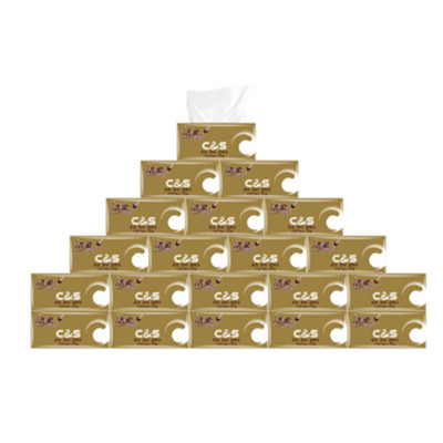 618粉丝狂欢价！洁柔无香抽纸3层20包套装