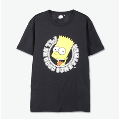 好价！FUN × THE SIMPSONS系列 植绒印花短袖T恤