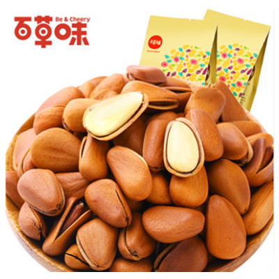 618粉丝狂欢价！百草味东北松子200gx2袋