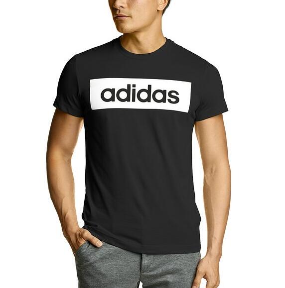 历史新低！ 阿迪达斯 ESSENTIALS 男式 短袖T恤 LIN TEE