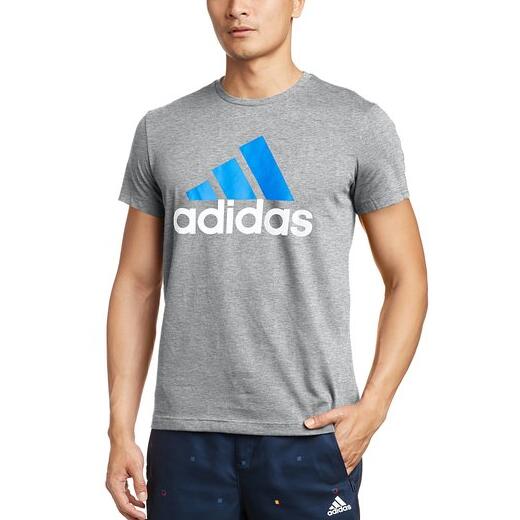 大牌好价！阿迪达斯 ESSENTIALS 男式 短袖T恤 LOGO TEE1