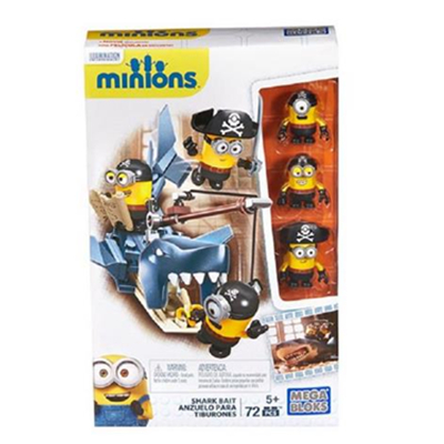 好价！MEGA 美高 小黄人大眼萌海底大冒险套装CNF54 拼插类玩具