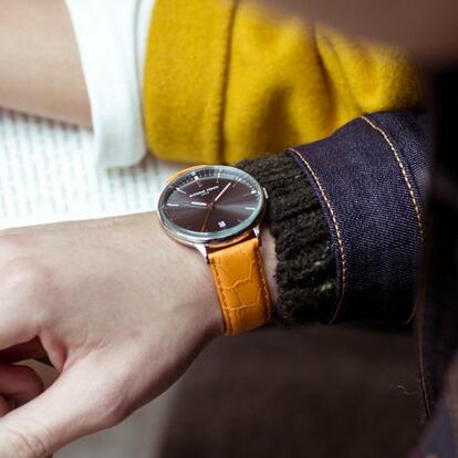 意大利品牌！乔治菲登1919 Vintage VIII 石英男女适用手表