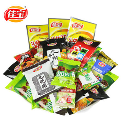 酸甜爽口！佳宝蜜饯零食什锦彩盒装1000g