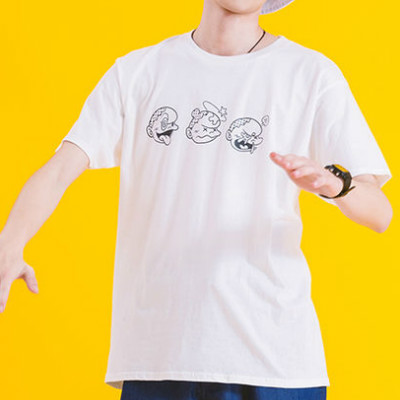 好价！TEEN TEAM 奇想漫画三人头短袖T恤