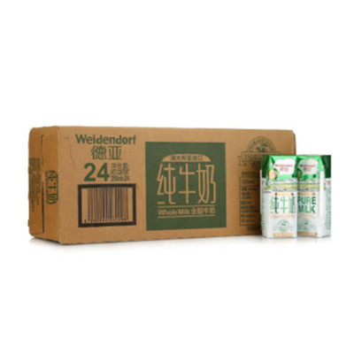 客户端好价！德亚 全脂牛奶 250ml*24盒