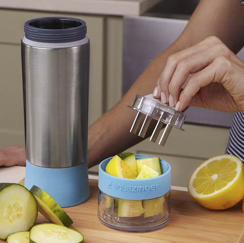 便携！美国 aqua zinger 真空保温榨汁杯 绿色