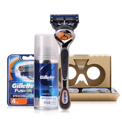 镇店之宝！Gillette吉列锋隐致顺剃须套装