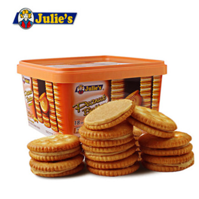 浓郁好滋味！Julies/茱蒂丝花生酱夹心饼干540g