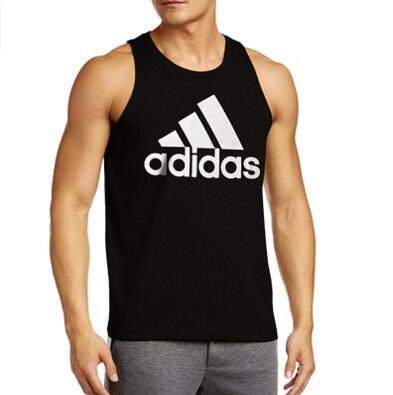 好价！阿迪达斯 ESSENTIALS 男式 运动背心 LOGO TANK