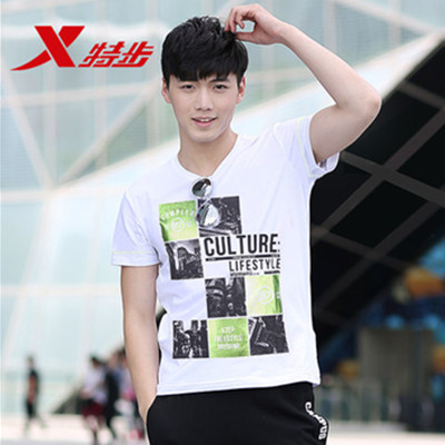 运动休闲！特步休闲透气修身运动T恤986229020719