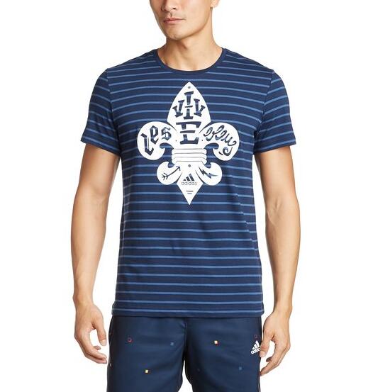 欧洲杯图案！adidas 阿迪达斯 GRAPHICS 男式 针织短袖