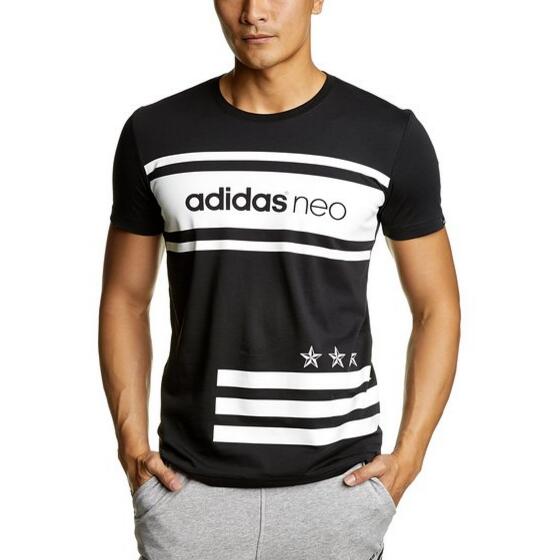 再次降价！adidas NEO 阿迪达斯 男式 短袖上衣 AX55